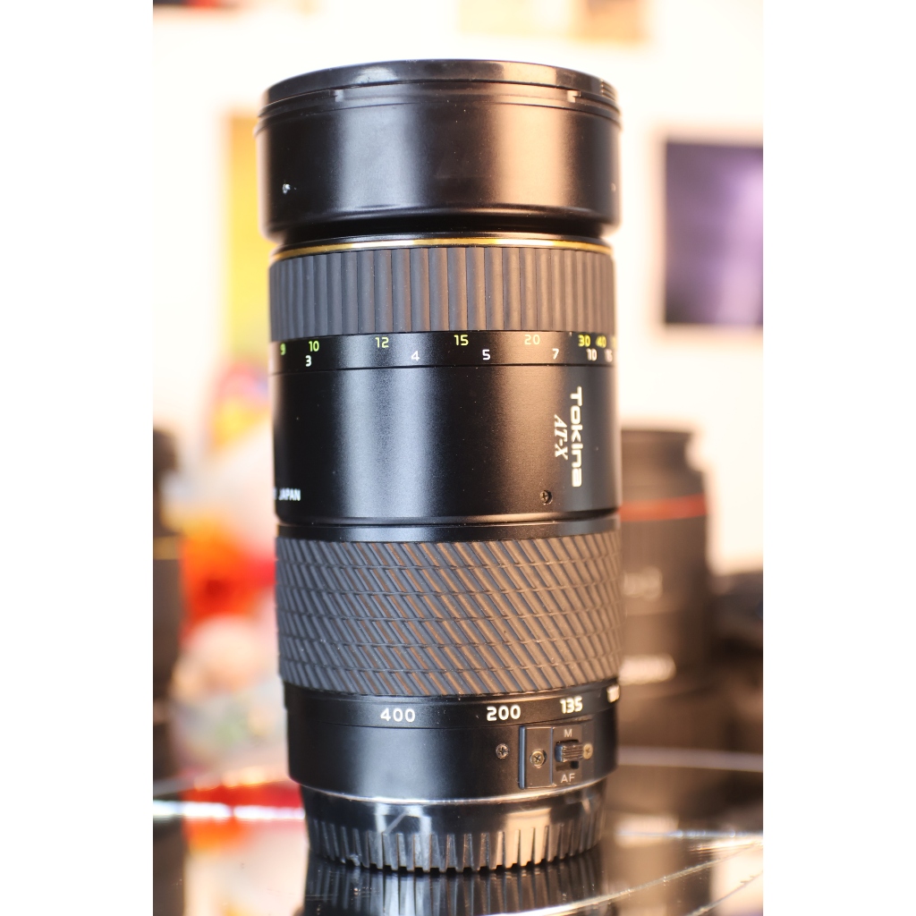 Lens Tokina AT-X 80-400mm f/4.5-5.6 for canon ef (hoạt động tốt - bên trong thấu kính có bụi) - Ống kính Canon EF