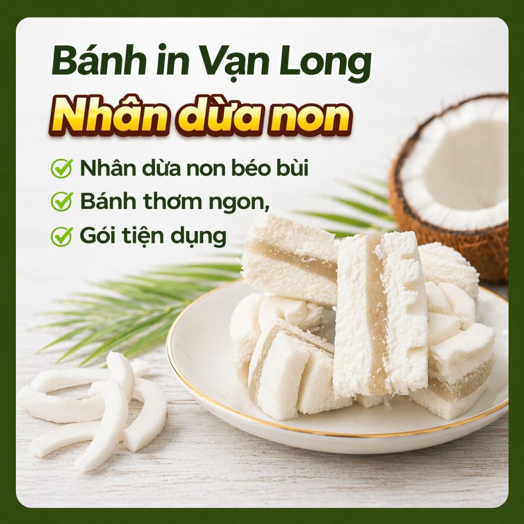 Bánh in nhân dừa