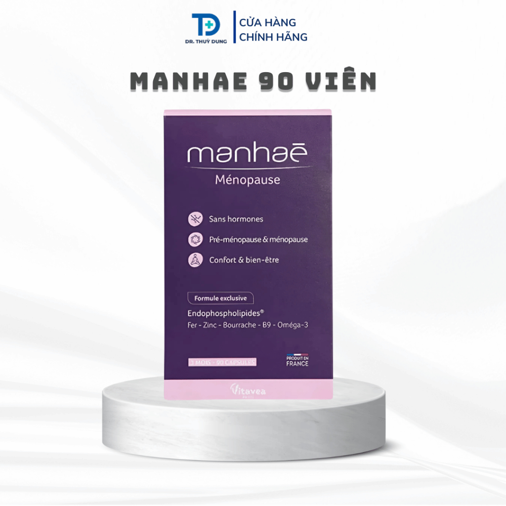 Vitamin Tổng Hợp Cho Bà Bầu Manhaé Femmes enceintes Pregnant women 90 Viên Uống Nhập Khẩu Từ Pháp