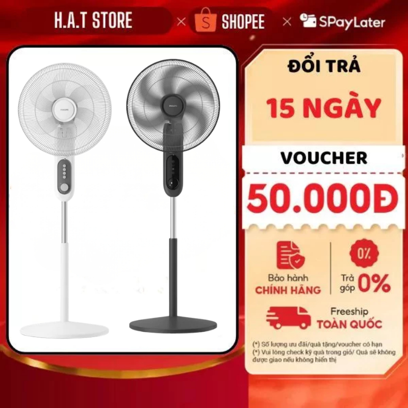 Quạt Đứng Philips CX1220/00 - CX1520/01, Hàng Chính Hãng Bảo Hành 24 Tháng.