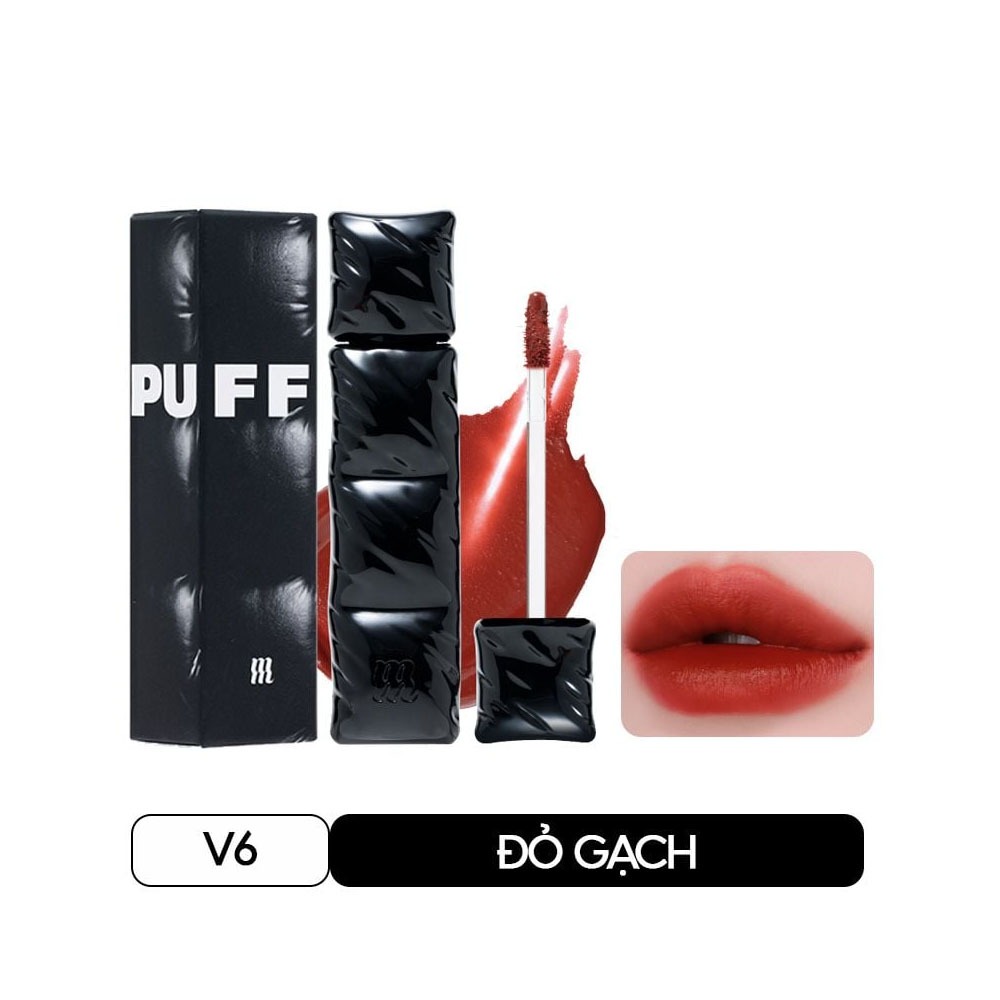 Son Kem Lì V6 Another Merzy The Firrst Velvet Tint V6 vỏ đen
