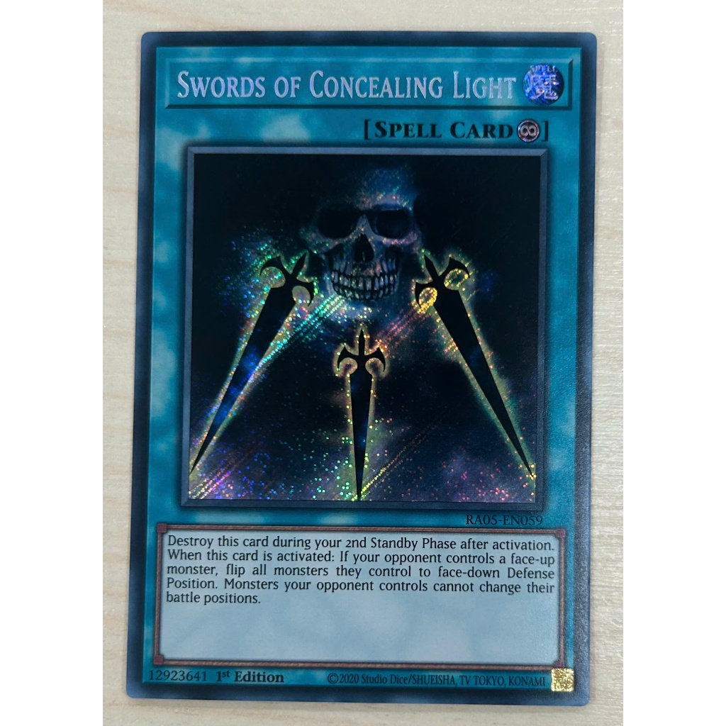 Thẻ bài Yugioh - Swords of Concealing Light - Rarity Collection 5 (RA05)