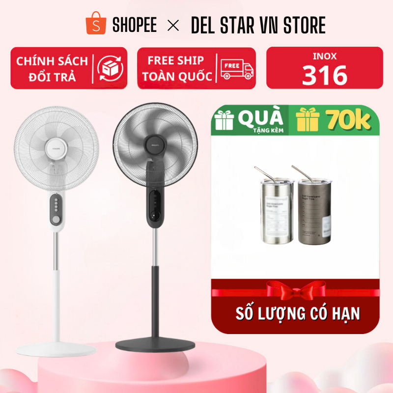 Quạt Đứng Philips CX1220/00 - CX1520/01, Hàng Chính Hãng Bảo Hành 12 Tháng