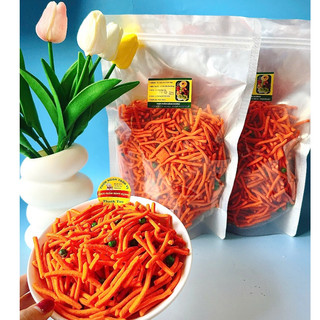 1kg Bim Bim Tăm đậu Hà lan giòn, ngon (gồm 2 gói 500g)