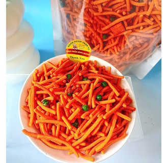 1kg Bim Bim Tăm đậu Hà lan giòn, ngon (gồm 2 gói 500g)