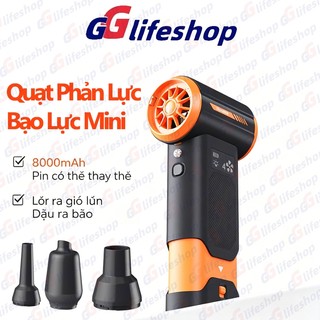 Quạt Phản Lực Bạo Lực Mini Cực Mạnh Vệ Sinh Hút Bụi, 130000 Quạt phản lực Turbo tốc độ cao RPM, Vệ Sinh ô tô máy tính