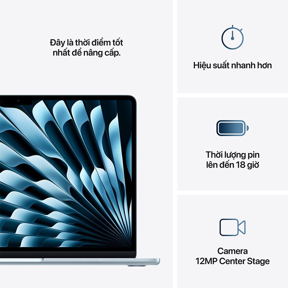Máy tính xách tay Apple MacBook Air M4 13.6 inch (10 core CPU | 8 core GPU | 16GB RAM | 256GB SSD) | BigBuy360 - bigbuy360.vn