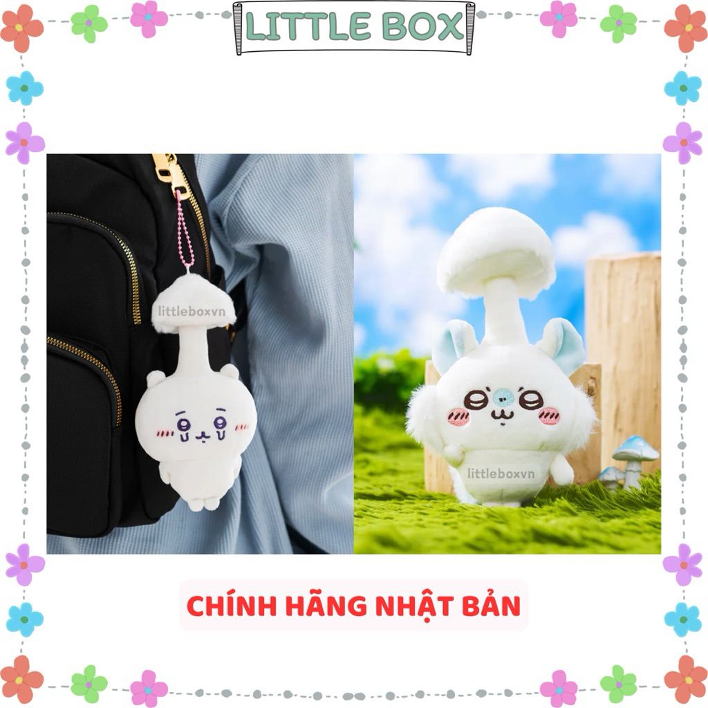 [Chính hãng Nhật - Sẵn] Gấu bông Chiikawa - Momonga Đầu nấm