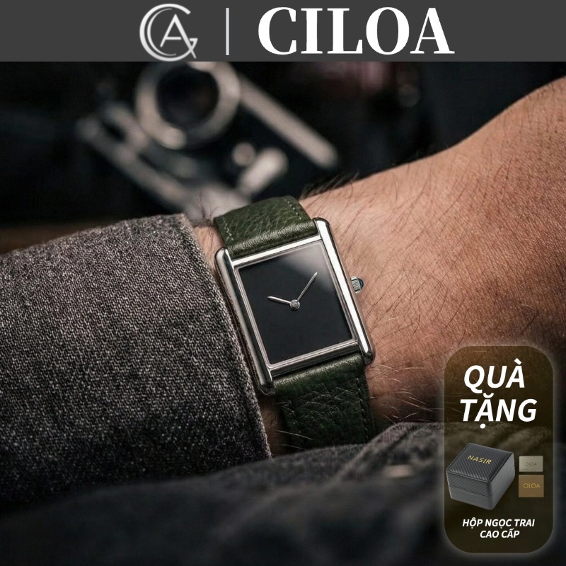 CILOA-đồng hồ dây da nam đồng hồ thời trang nam đồng hồ quartz đồng hồ nam chống nước-533