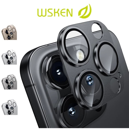 WSKEN Màng bảo vệ ống kính camera cho iPhone 13/13mini / 15/15plus / 16/16plus /13/14/15/16 pro/prom