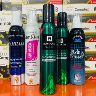 Mousse bọt tạo kiểu tóc, Mouse vuốt tóc giữ nếp tóc