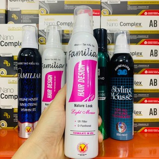 Mousse bọt tạo kiểu tóc, Mouse vuốt tóc giữ nếp tóc