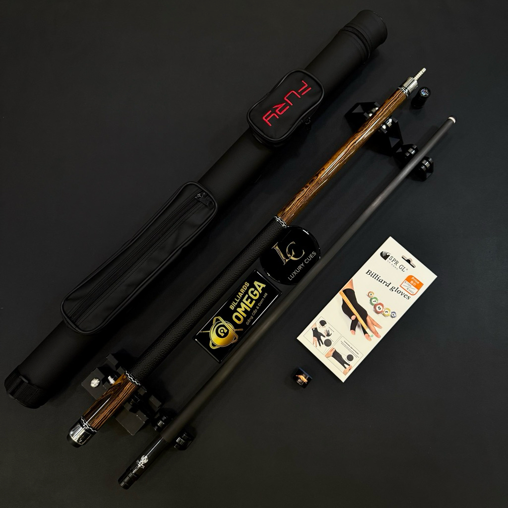 Combo Cơ/ Gậy Bida Lỗ Leadsuper WOOD Gen2 , Ngọn Carbon Black Power AK (Tặng kèm phụ kiện