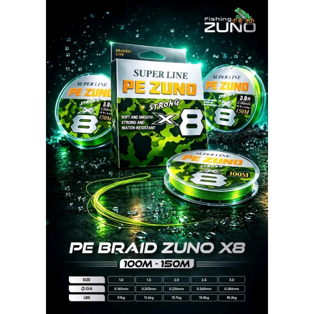 Dây Pe Zuno X8 150m