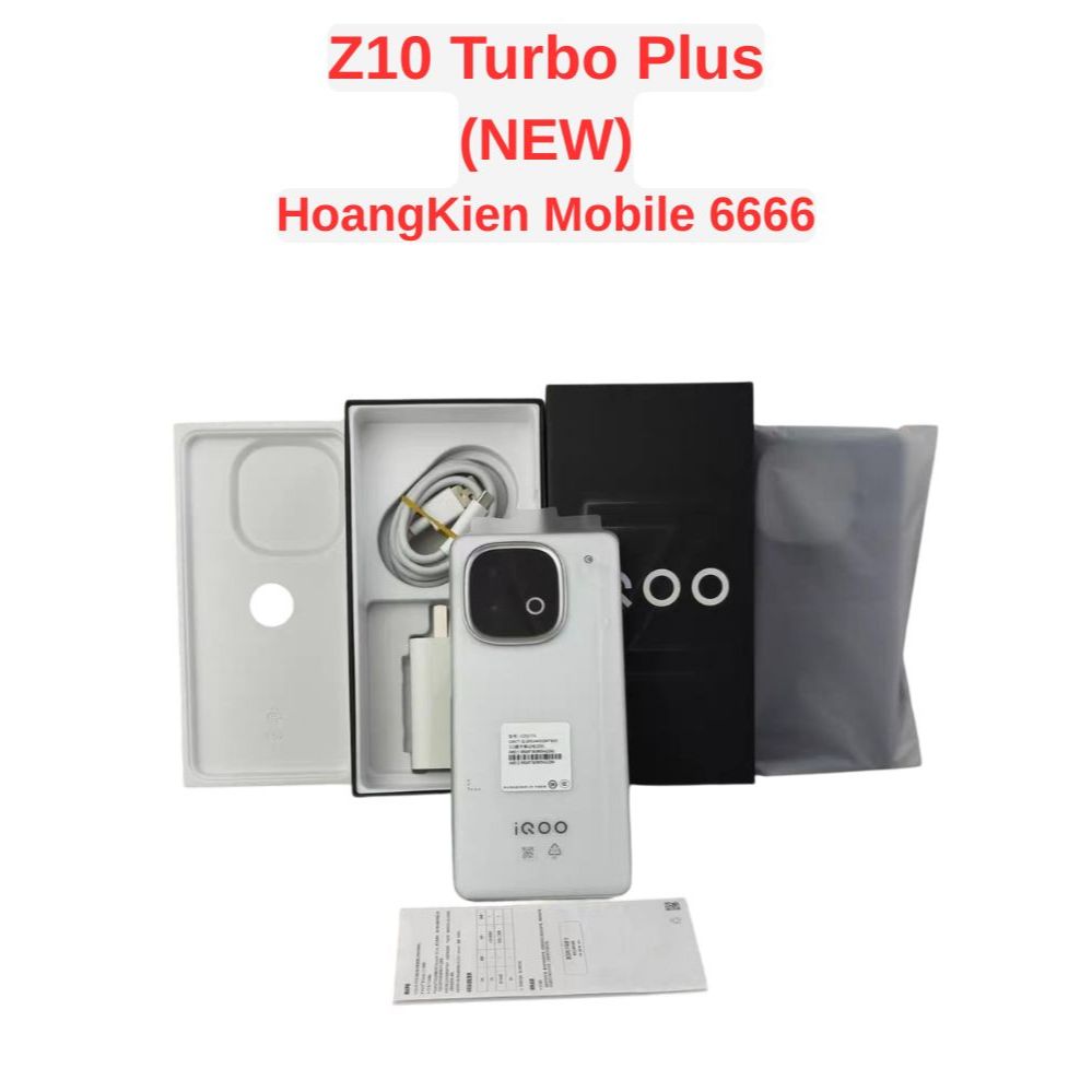 Điện thoại Vivo iQOO Z10 Turbo Plus New Dimensity 9400 Plus - Pin 8000mAh