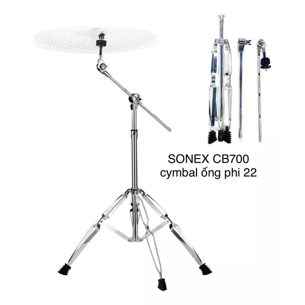 Giá đỡ cymbal cộc đôi, chân xanh pan đánh cajon,chân cymbal chơi trống jazz | Thiết bị Đoàn Đội