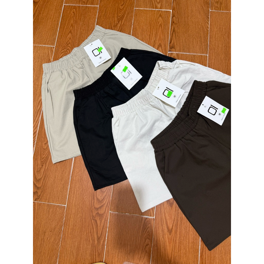 COMBO 2 QUẦN Short Kaki Nữ Phom trên gối trẻ trung có túi | BigBuy360 - bigbuy360.vn