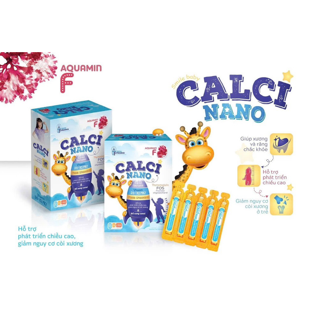 CANXI NANO hấp thu tốt tăng chiều cao cho bé