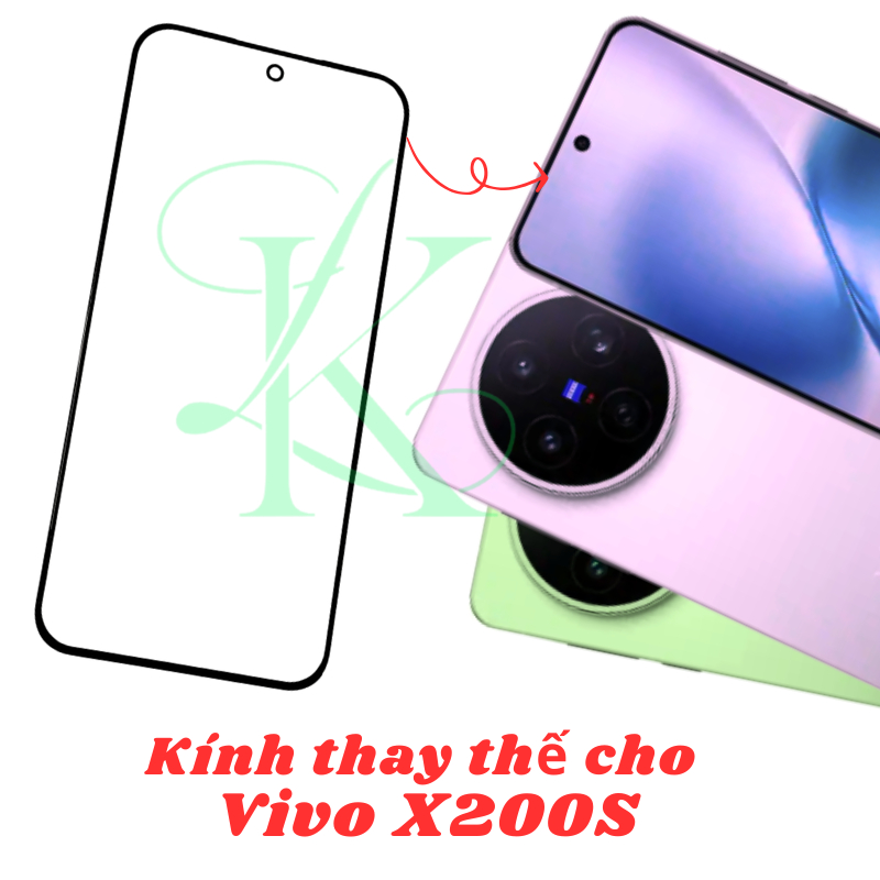 Kính ép trên màn hình dành cho Vivo X200s | kính ép dành cho Vivo X200s