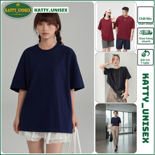 Áo Thun Trơn tay lỡ unisex from rộng - Áo phông KEBA nam nữ không nhăn, xù lông