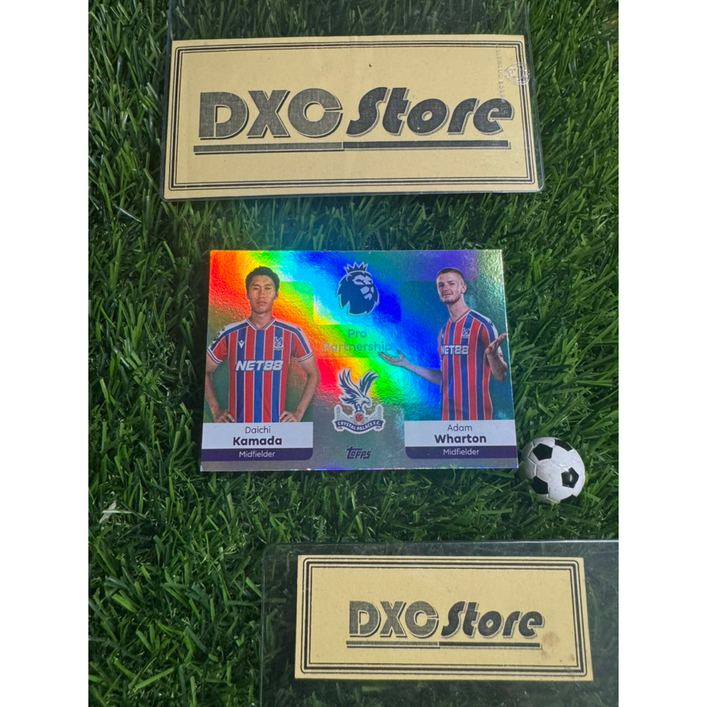 [ CHÍNH HÃNG ] - PRO PARTNERSHIP - TOPPS PREMIER LEAGUE 2026 - DAICHI KAMADA & ADAM WHARTON (CRYSTAL