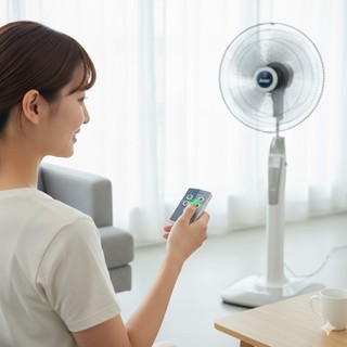 Remote - điều khiển quạt cây và quạt treo tường Mitsubishi (Dùng cho các mẫu quạt nhập Thái Lan)