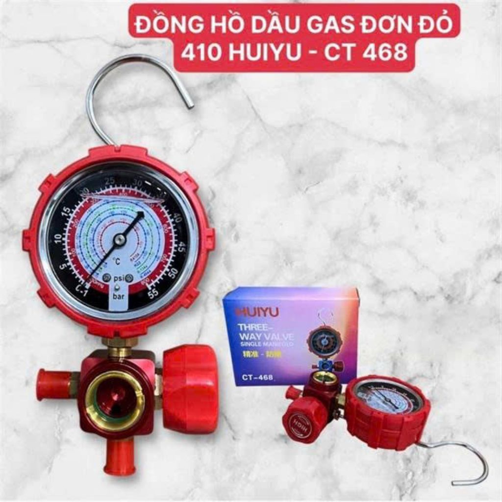 Đồng hồ nạp gas điều hoà . Dùng cho gas 22-32-134-410