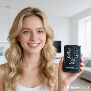Remote quạt cây và quạt treo tường Mitsubishi (Dùng được cho các mẫu quạt Mitsubishi sx Thái Lan).