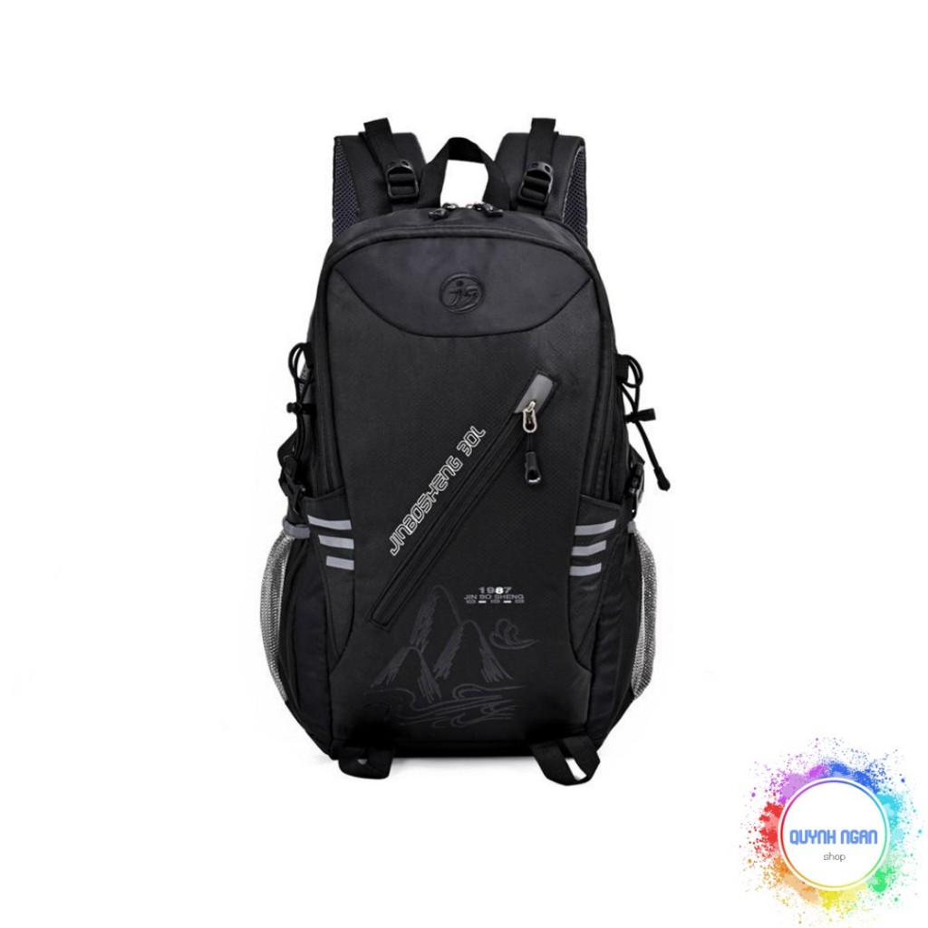 Balo Jinbosheng 30L balo trekking leo núi thể thao chất liệu chống thấm nhiều ngăn tiện dụng