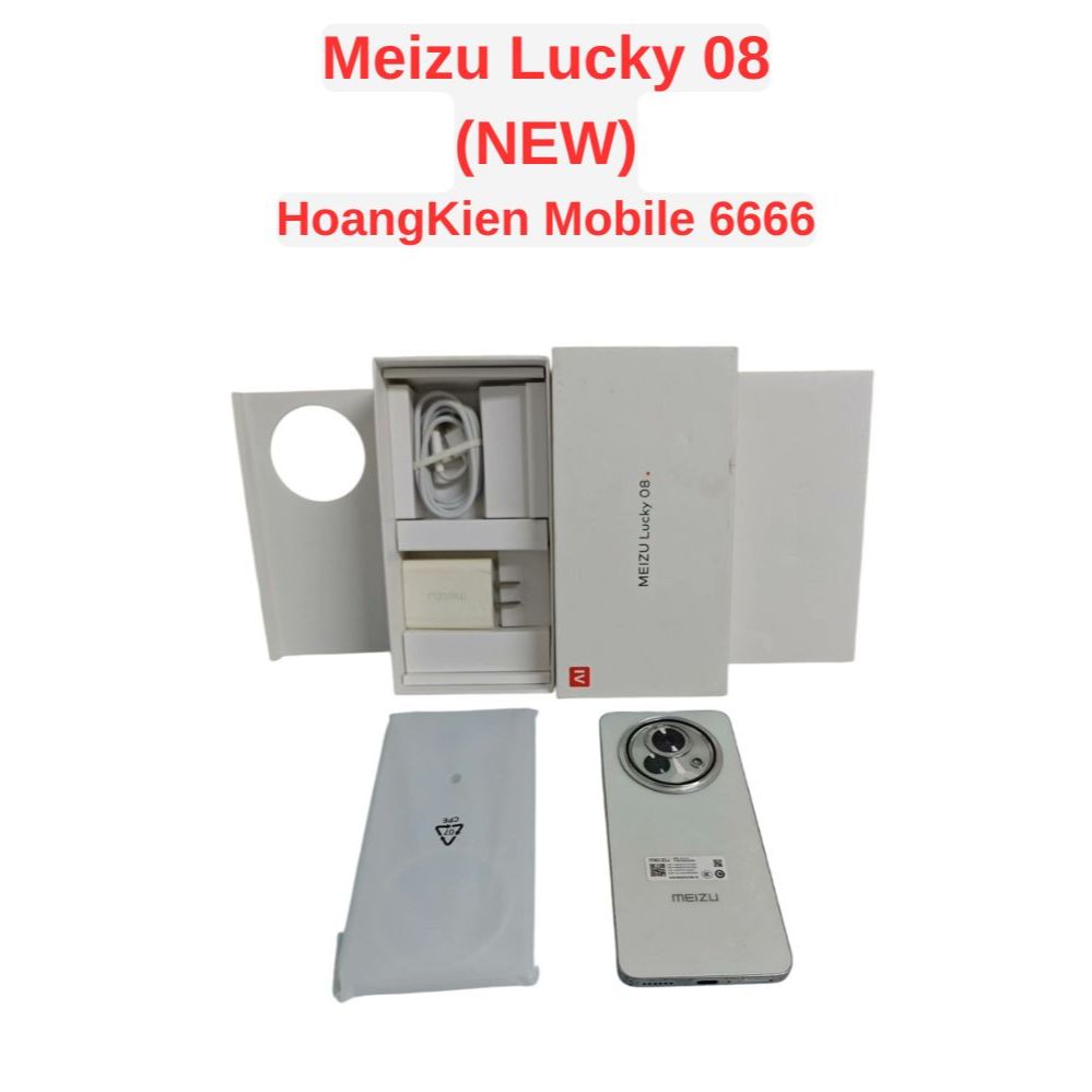 Điện thoại Meizu Lucky 08 Fullbox rom QT RAM 12256GB chip Snapdragon 7s Gen 2