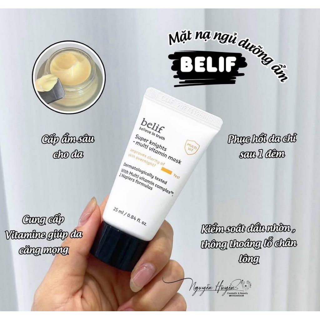 Tuýp mặt nạ ngủ Belif 25ml
