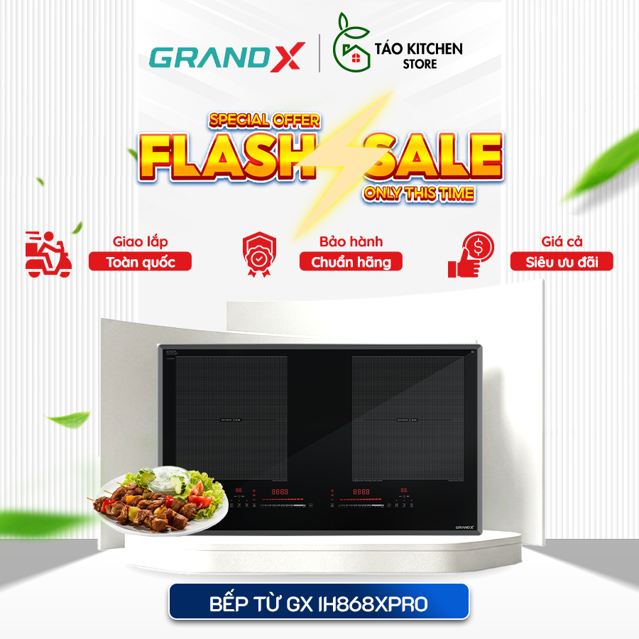 Bếp Từ Grandx GX IH868Pro/GX IH868XPro – Sang Trọng Cho Bếp Hiện Đại