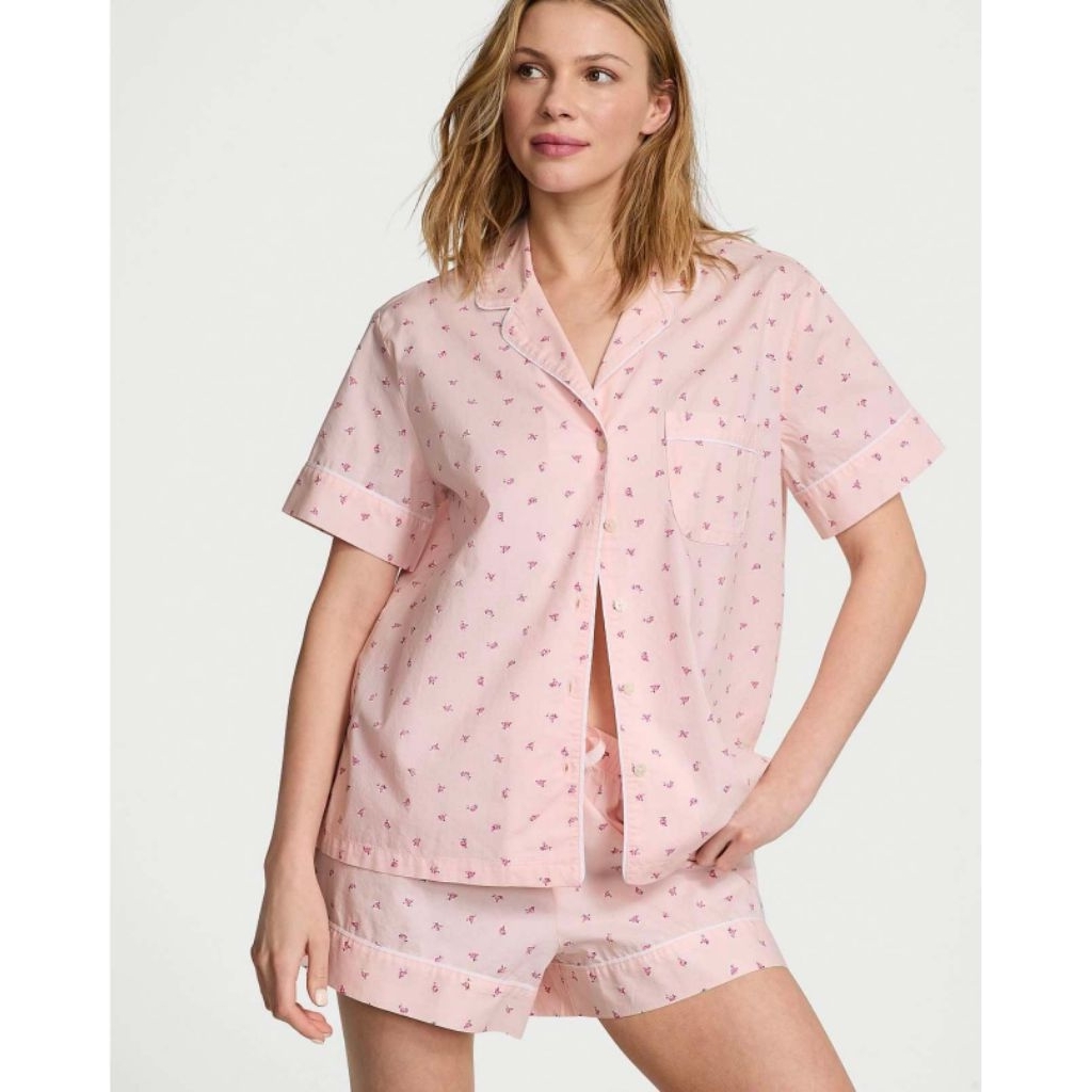 Victoria's Secret pijama, đồ ngủ set ngắn size XS, auth chính hãng
