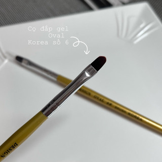 CỌ ĐẮP GEL TRÒN DESIGN OVAL BRUSH SỐ 6