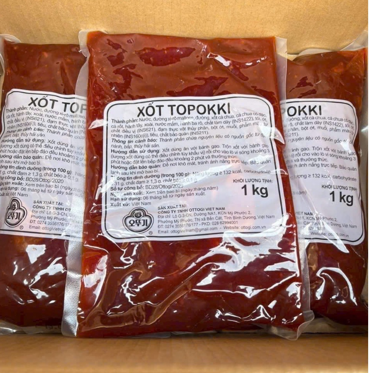 Sốt nấu sốt bánh gạo Hàn Quốc Ottogi 1 KG