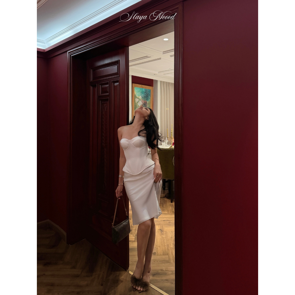 Chân Váy Lụa Dáng Midi Điệu Đà - 𝐒𝐞𝐫𝐞𝐧𝐚 𝐒𝐢𝐥𝐤 𝐒𝐤𝐢𝐫𝐭 - SLAYA MOOD (ảnh chính chủ)