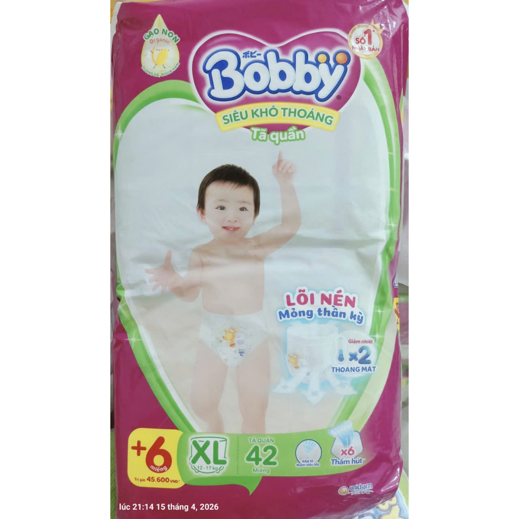 TÃ QUẦN BOBBY SIZE M/ L/ XL/ XXL
