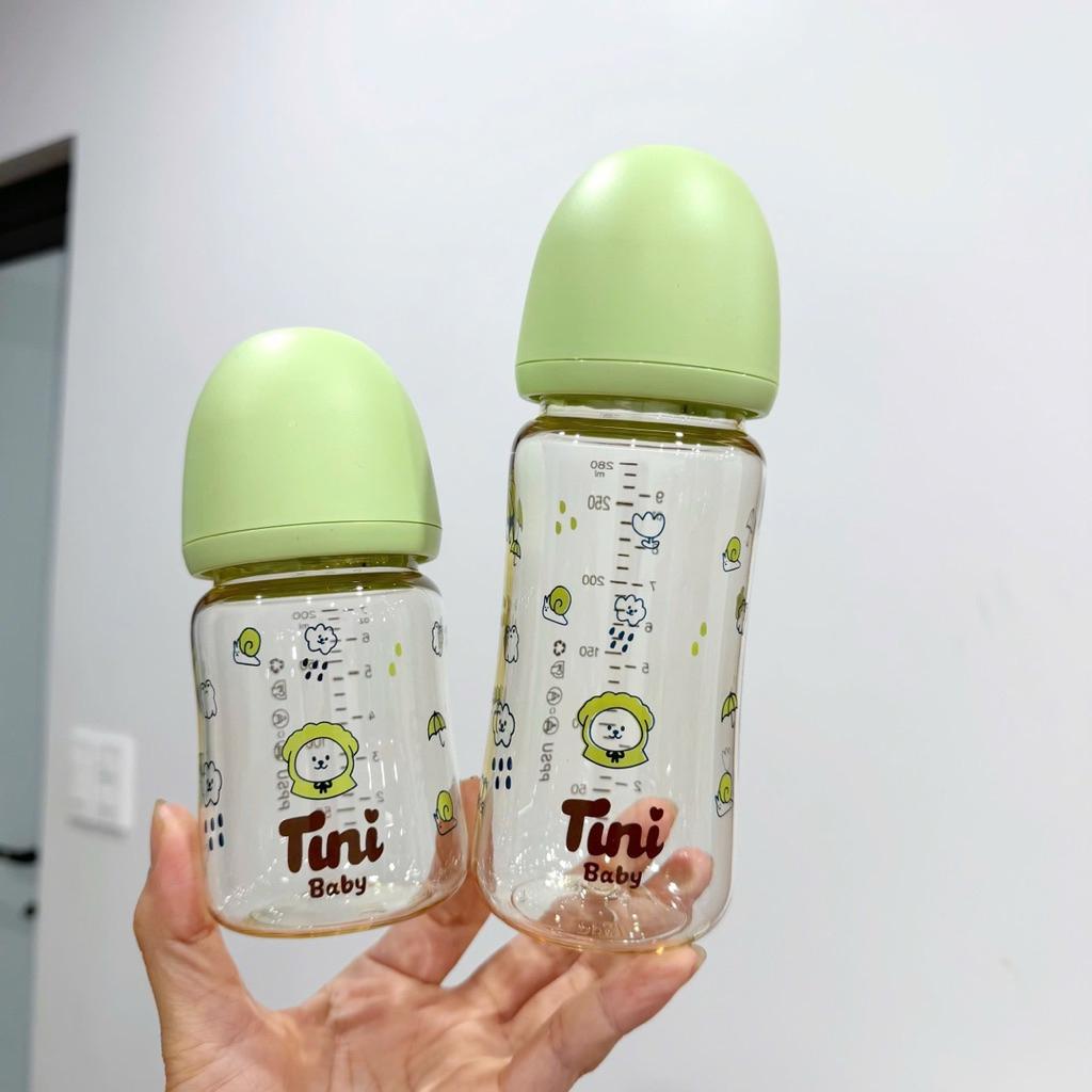 Bình Sữa Hàn Quốc Tini - Chất Liệu Cao Cấp Nhựa PPSU 170ml/270ml