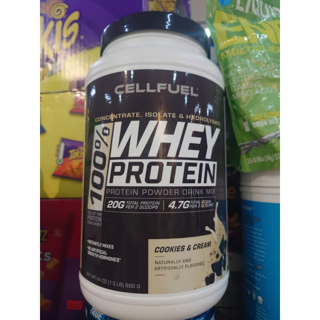 BỘT PROTEIN HƯƠNG COOKIES & CREAM ĐẾN TỪ NHÀ CELL FUEL H/680GR