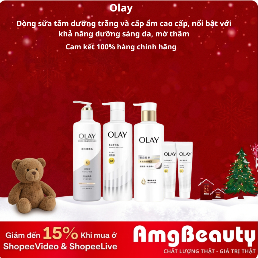 Dưỡng thể Olay B3 Retinol / Olay Whitening dưỡng trắng da