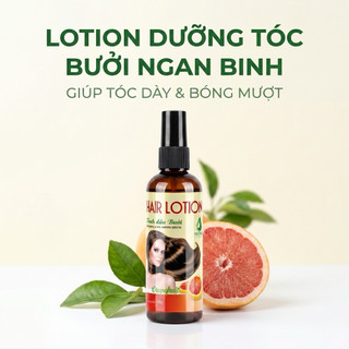 Tinh Dầu Bưởi Mọc Tóc Ngân Bình Dạng Chai Xịt 100ml Hỗ Trợ Giảm Rụng, Dưỡng Tóc Suôn Mượt