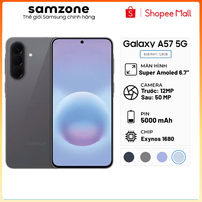 [ GHN Gửi 12h - 19h ]-[ Random T7 ]A -  Điện thoại Samsung Galaxy A57 (8GB/128GB) | BigBuy360 - bigbuy360.vn