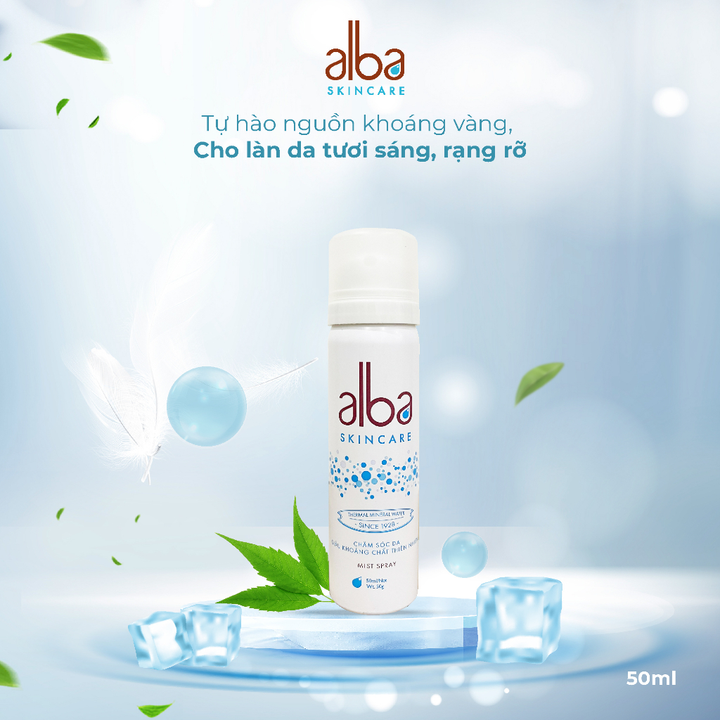 Xịt khoáng chăm sóc da giàu khoáng chất thiên nhiên Alba Skincare 50ml