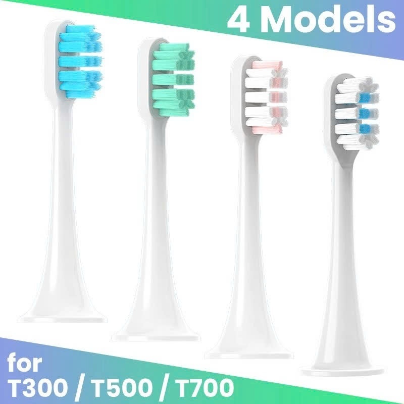 Combo 4/8 Đầu bàn chải thay thế cho xiaomi Mijia T300 / T500 / T700 Sonic Bàn chải đánh răng điện lô