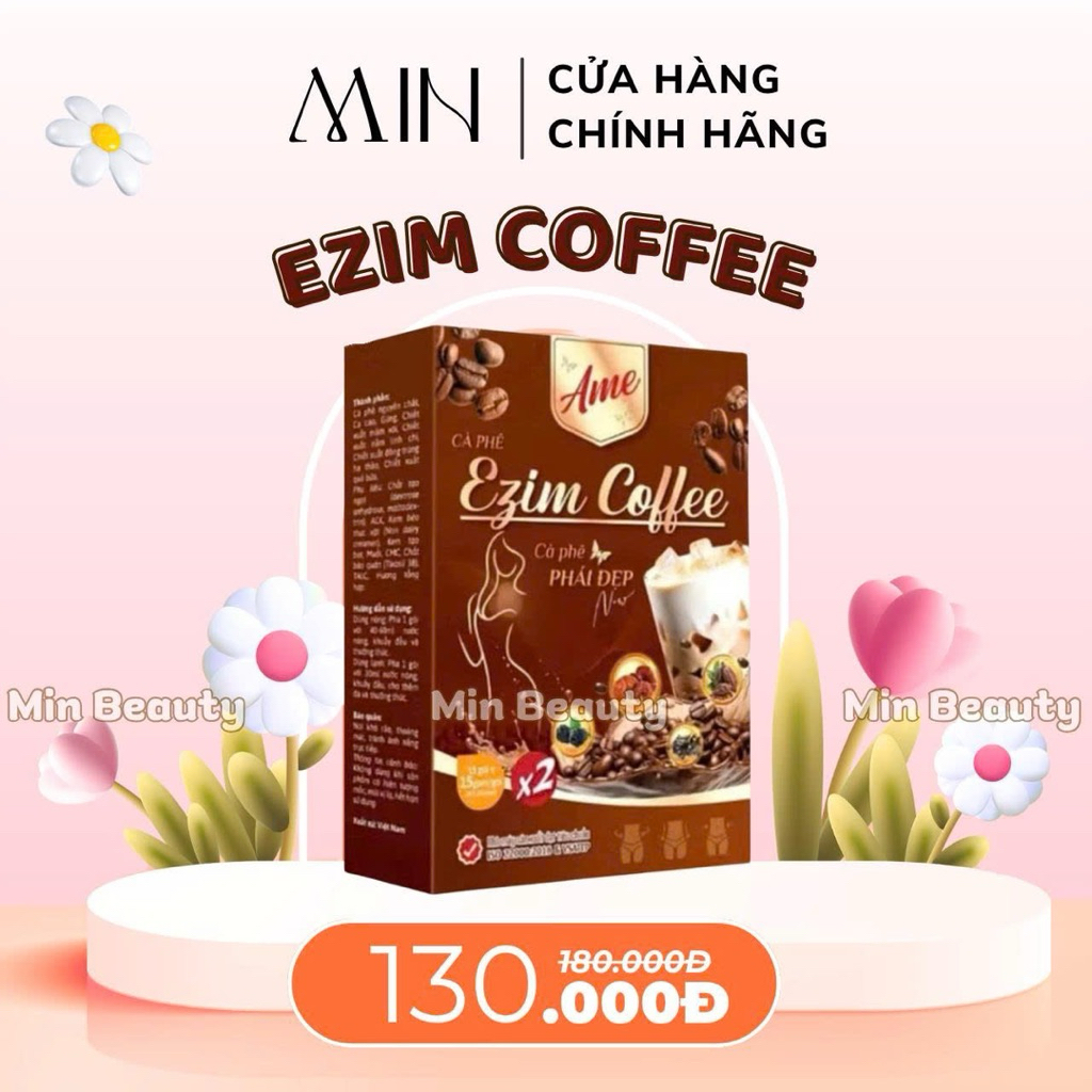 Cà Phê Sữa AME EZIM Coffee Hộp 15 Gói (Kèm Quà)
