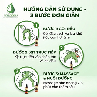 [CHÍNH HÃNG] Xịt Tinh Dầu Bưởi Mọc Tóc Giảm Gãy Rụng, Dưỡng Tóc Dày Mượt Chắc Khỏe 100ml