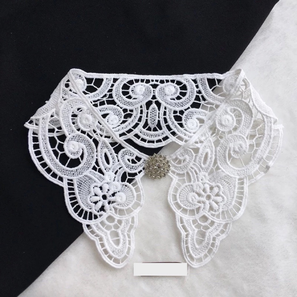 CỔ COTTON LÁ NHỌN