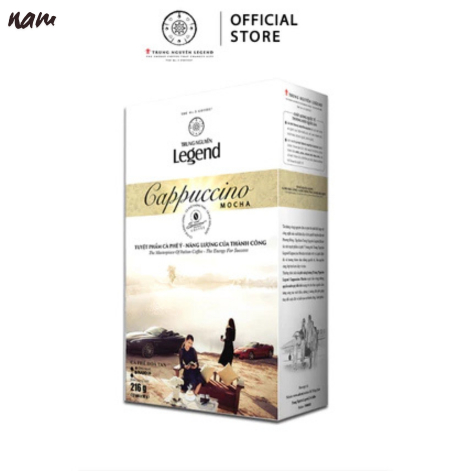 Cà Phê Cappuccino Mocha Hòa Tan Trung Nguyên Legend - Vị Mocha Dịu Ngọt Chuẩn Gu Ý