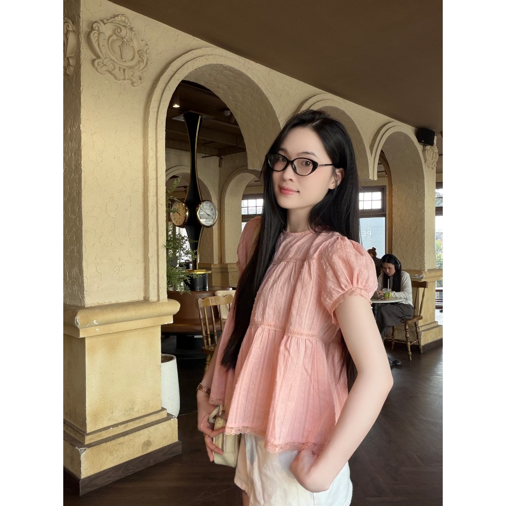 (Oder QC). áo sơ mi babydoll vải thô boi mềm mỏng mát  LAMO - B1542 | BigBuy360 - bigbuy360.vn