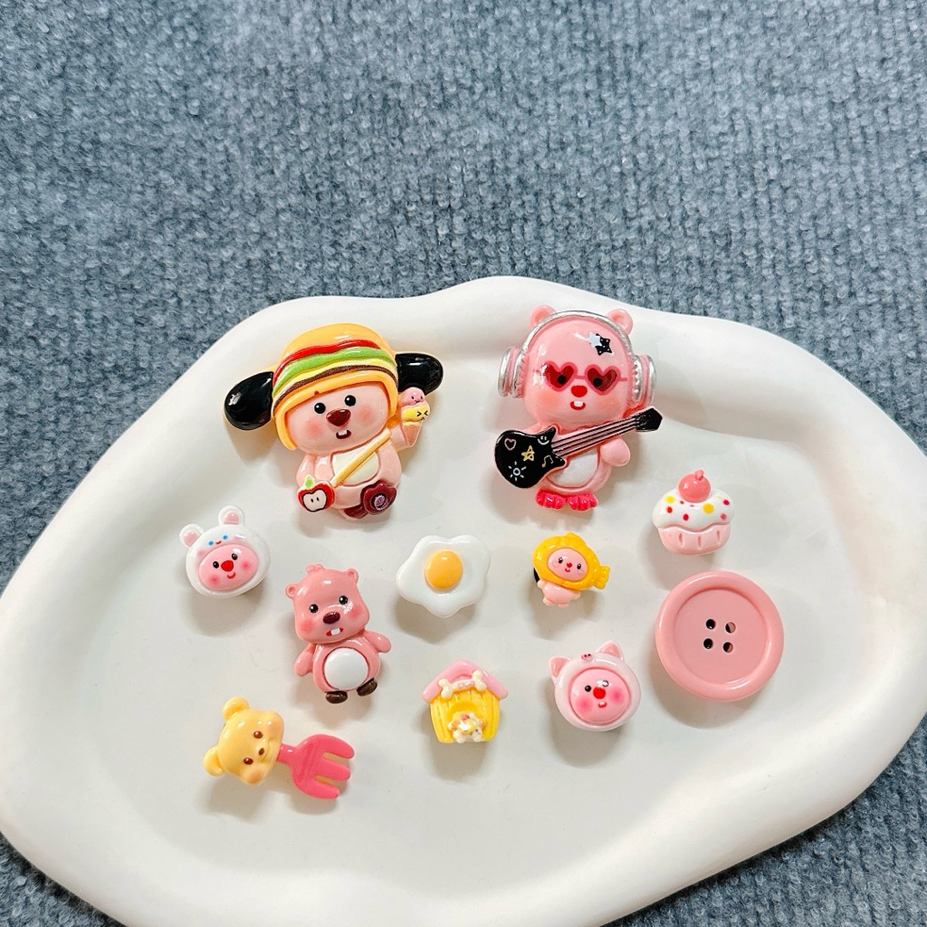 [ BÁN CHẠY ] Bộ charm Loppy mix siêu hot gắn dép